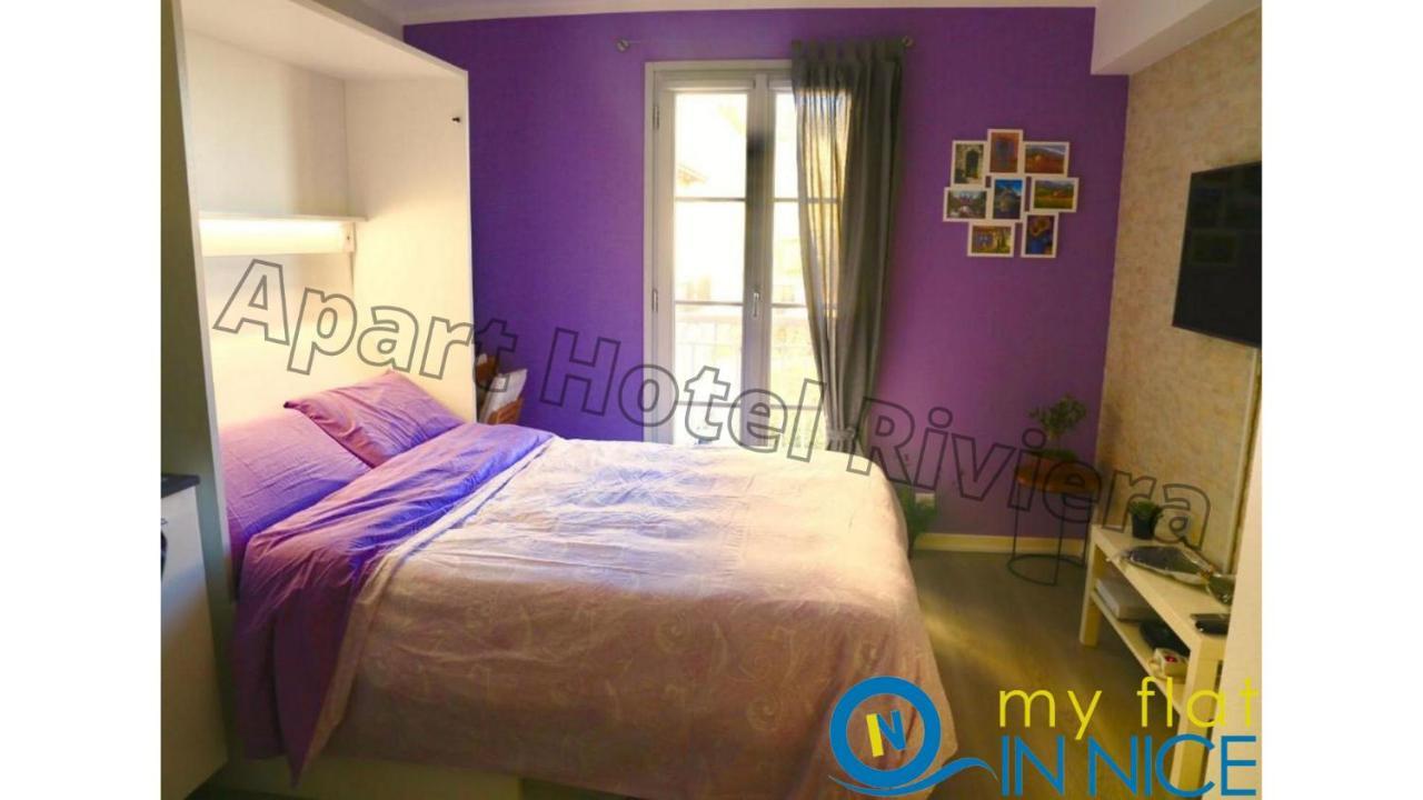 Aparthotel Riviera Nice Cote D'Azur - Old Town - Studio Ac - Sea View - 50M Promenade Des Anglais- La Maison Linda Exterior foto