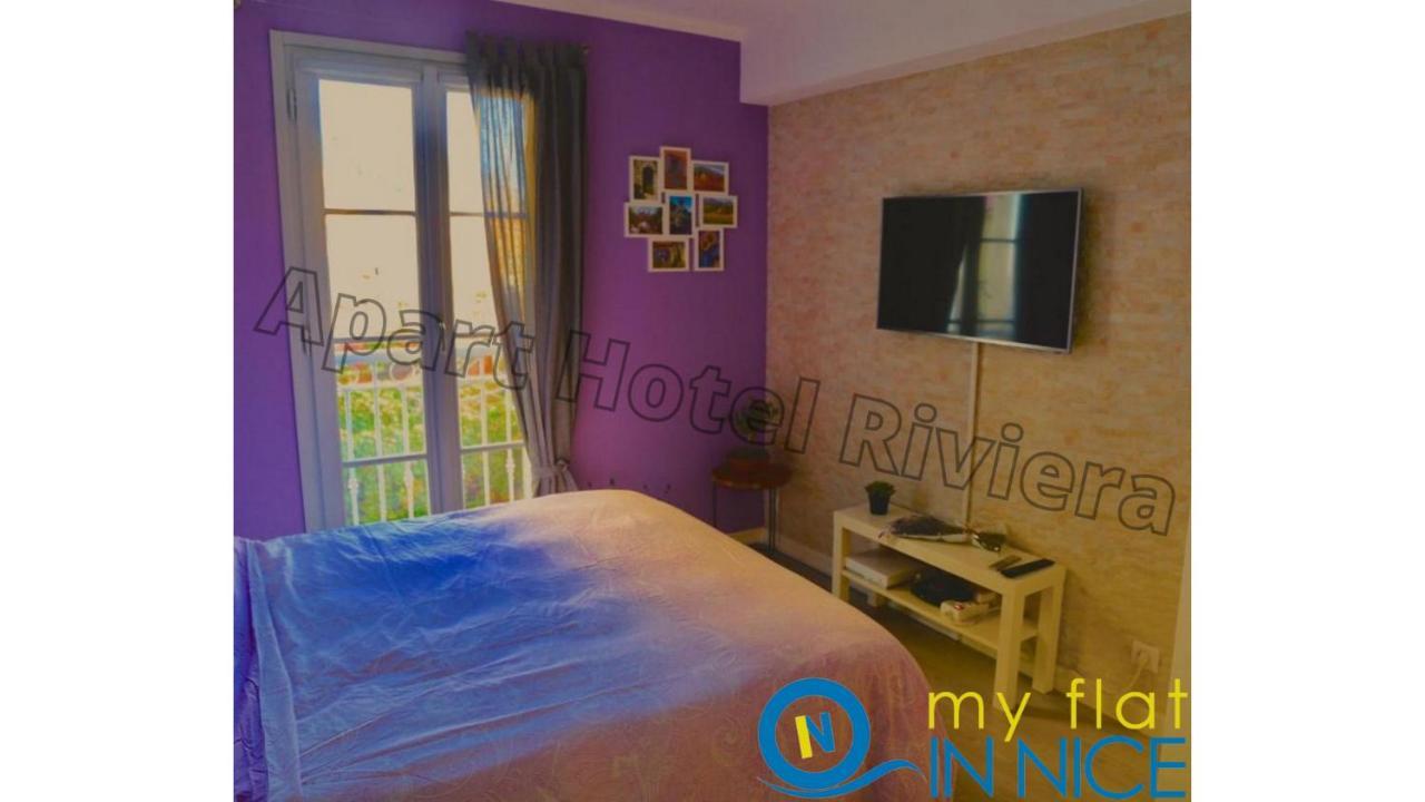 Aparthotel Riviera Nice Cote D'Azur - Old Town - Studio Ac - Sea View - 50M Promenade Des Anglais- La Maison Linda Exterior foto
